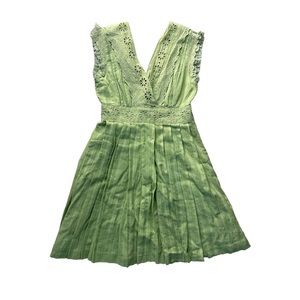 VTG Betsey Johnson Green Mini Dress